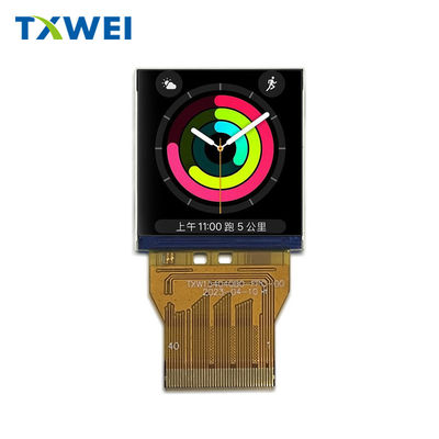 Kwadrat 1,54-calowy interfejs RGB 320 * 320 mały ekran LCD 700nits