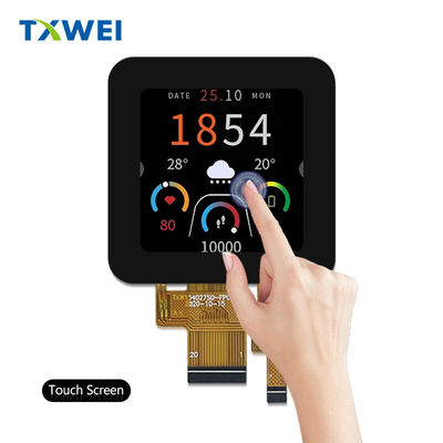 1.54 cali 240 * 240IPS inteligentne zdalne sterowanie małe urządzenia gospodarstwa domowego kwadratowy wyświetlacz LCD ekran dotykowy