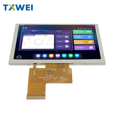 5-calowy IPS LCD TFT 800*480 rozdzielczość RGB 24 Moduł wyświetlacza LCD z interfejsem ST7262