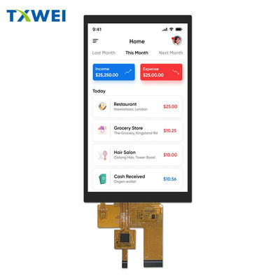 TFT 5-calowy ekran dotykowy LCD 720*1280 Interfejs LVDS o wysokiej rozdzielczości