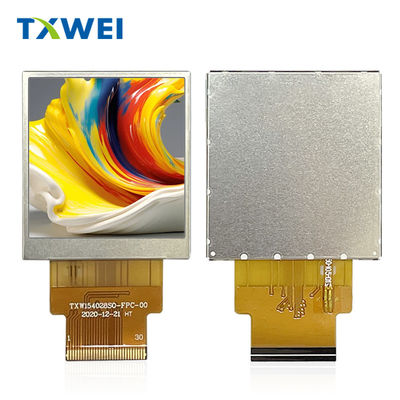 1.54 cali kwadratowy wyświetlacz TFT IPS MCU 8-bitowy interfejs wyświetlacz LCD