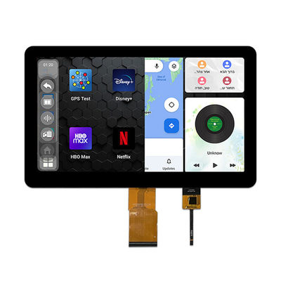 Interfejs LVDS 10,1 cali TFT LCD 1024*600 kropek z wyświetlaczem dotykowym o pojemności