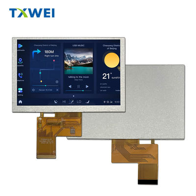 5.0-calowy 800 x 480 przemysłowy wyświetlacz LCD medyczny wyświetlacz RGB TFT 350nits