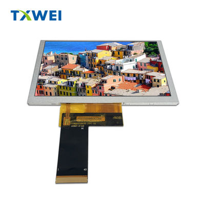 5-calowy 800 * 480 Przenośny moduł wyświetlania LCD Ekran kolorowy z 40-pinem LCM Pin N Count Normalnie czarny ekran TFT LCD