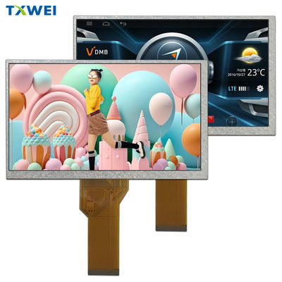7 cali IPS TFT LCD 800*480 Pixel 262K pełnobarwny wyświetlacz RGB 24 bit Interfejs