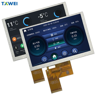 5-calowy ekran TFT LCD IPS Wysoka jasność 800 * 480 Ekran wysokiej rozdzielczości