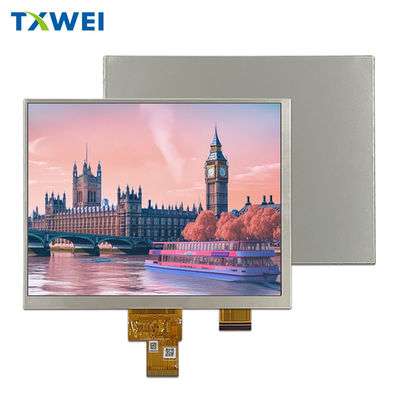 8-calowy ekran TFT LCD 1024 * 768 wyświetlacz LVDS pełny widok Panel wyświetlacza medycznego kontroli przemysłowej