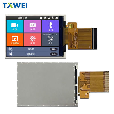 2.4-calowy wyświetlacz LCD 240x320 Mały rozmiar z interfejsem RGB szeroki zakres temperatur
