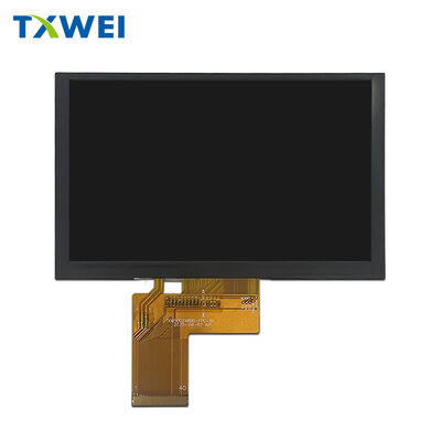 Niestandardowy 5-calowy ekran TFT LCD z interfejsem RGB i 800*480 kolorowy wyświetlacz LCD z pojemnym dotykiem
